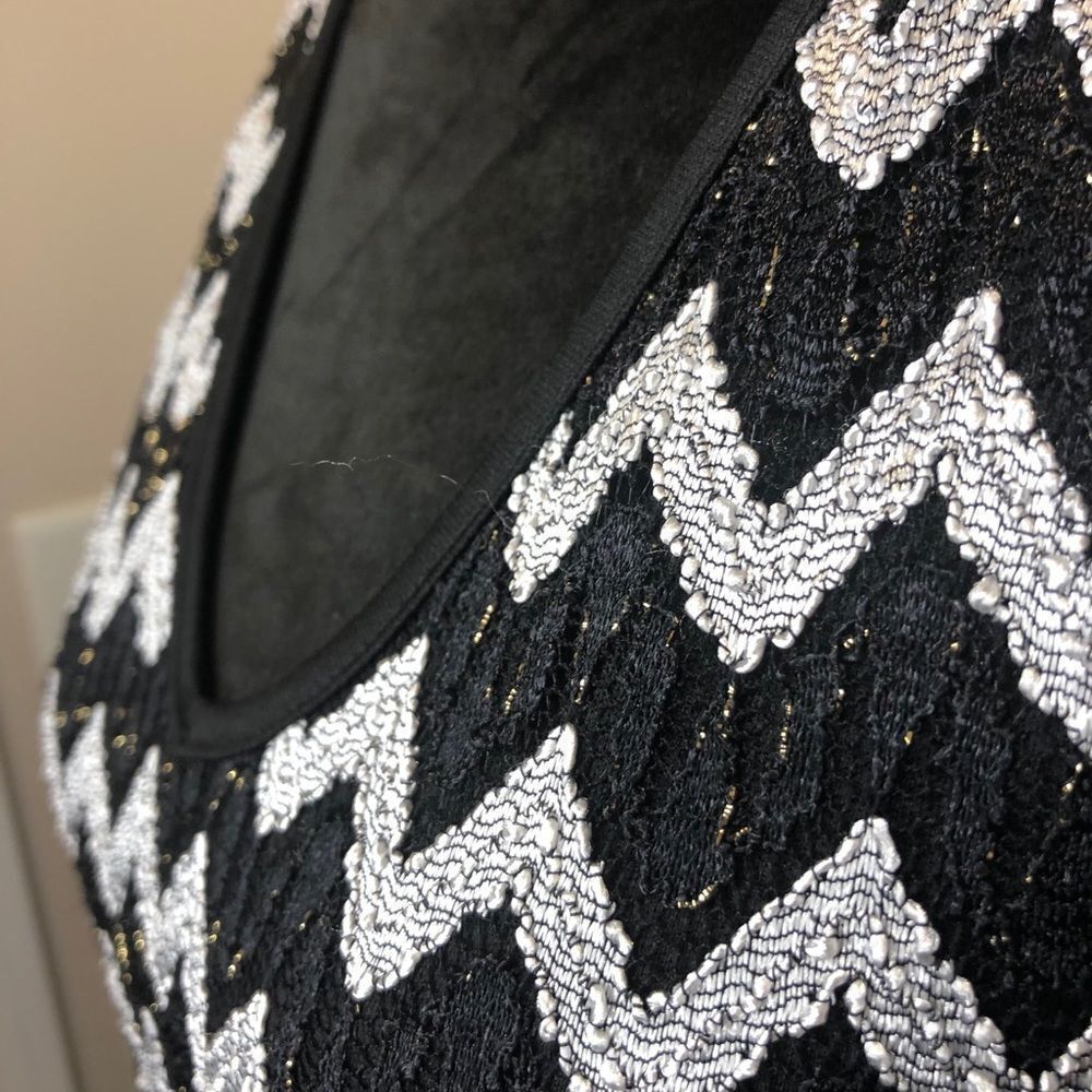 Studio Y black & white dress size xl - Picture 6 of 11